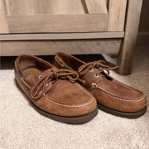 Dockers Brown Leather Boat Shoes (9 Men’s)